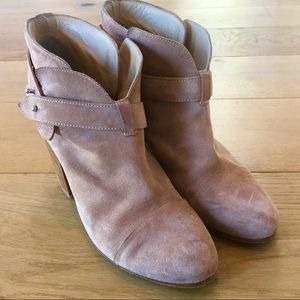 Rag & Bone Harrow Bootie - Light Tan Suede
